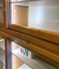 Libreria in legno ante scorrevoli Biedermeier